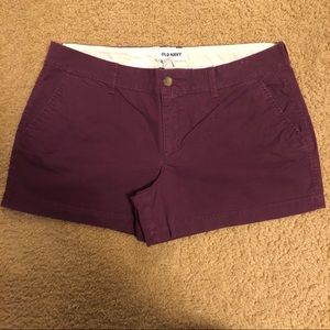 Old Navy Chino Shorts - Plum